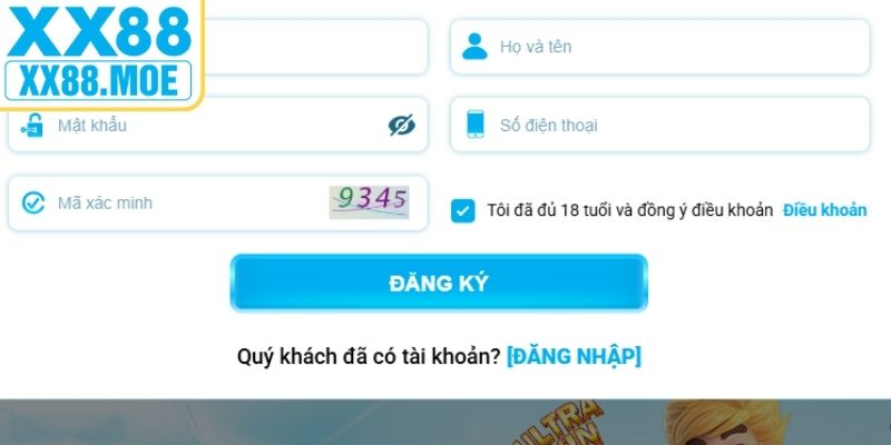 Những yêu cầu quan trọng cần nắm trước khi đăng ký XX88