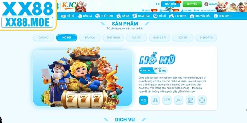 Tổng quan về nổ hũ XX88 và cách thức vận hành
